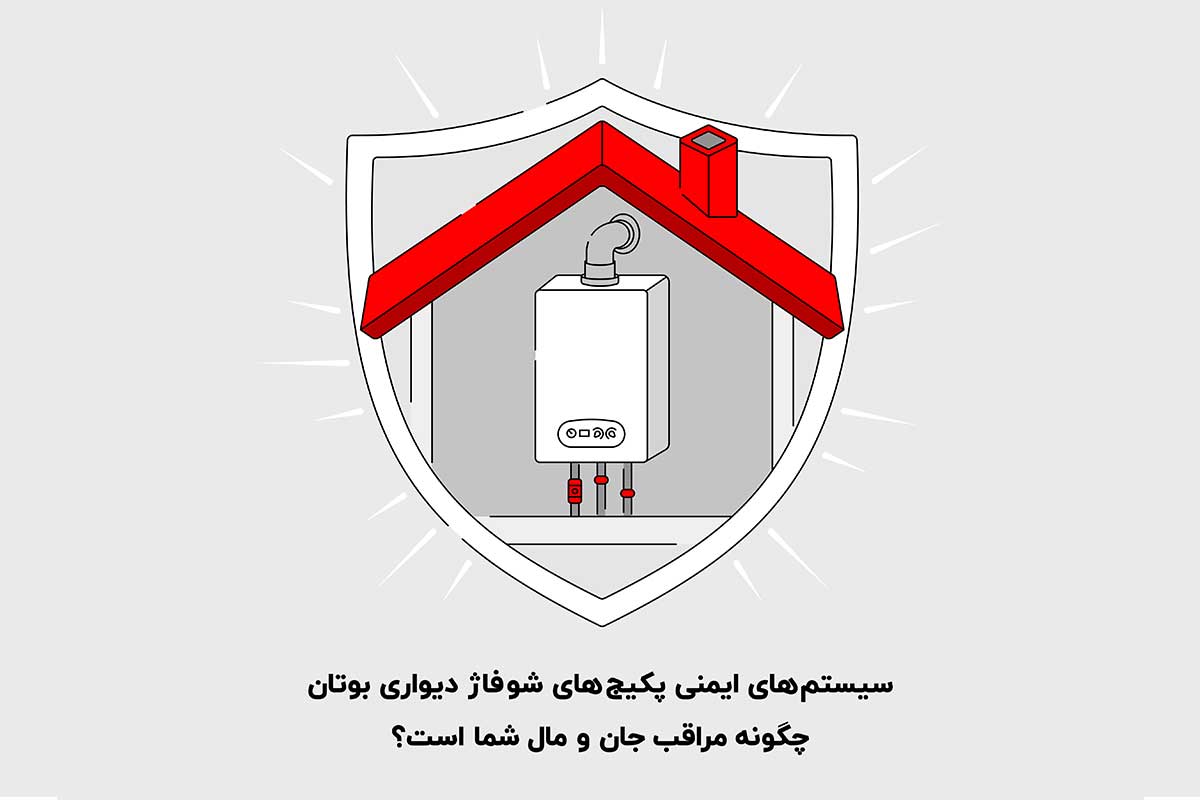 سیستم‌های ایمنی پکیج‌های شوفاژدیواری بوتان چگونه مراقب جان و مال شما است؟